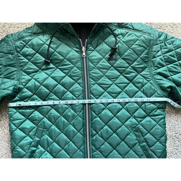 Vintage 1990s Starter Reversible Padded Puffer quilt Jacket Men's size L - Picture 10 of 10